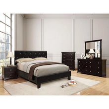Load image into Gallery viewer, Velen Black Cal.King, E.King, Full, &amp; Twin Bed Black &amp; White