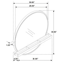 Load image into Gallery viewer, Arini Makeup Vanity Table with Wall Mirror Set