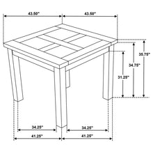 Cargar imagen en el visor de la galería, Cardova Counter Height Dining Set (Table and 4 Chair)