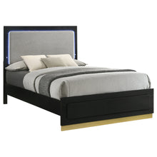 Cargar imagen en el visor de la galería, Caraway Panel Bed with LED Lighting