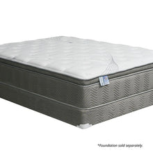 Cargar imagen en el visor de la galería, STORMIN White/Gray 13" Euro Pillow Top Mattress, Cal.King