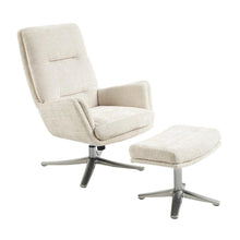 Cargar imagen en el visor de la galería, Parker Swivel Chair with Ottoman image