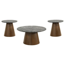 Load image into Gallery viewer, Franklin Round Pedestal Coffee Table Set