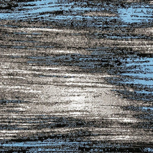 Cargar imagen en el visor de la galería, Sivas Area Rug Black and Blue