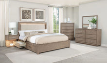 Load image into Gallery viewer, Kenora Panel Platform Storage Bed with LED Lighting