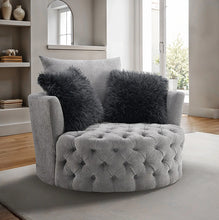 Load image into Gallery viewer, Sofi Button Tufted Swivel Chair