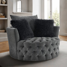 Cargar imagen en el visor de la galería, Sofi Button Tufted Swivel Chair
