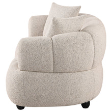 Cargar imagen en el visor de la galería, Whitney Woven Fabric Upholstered Loveseat