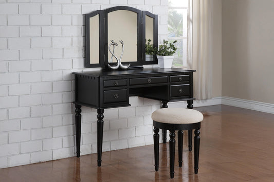 Mcraft Vanity Set in Black