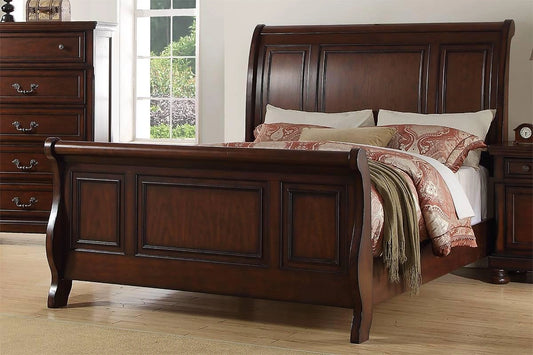Viethn Eastern King Bed/Antique Cherry Finish in Antique Cherry