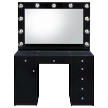 Cargar imagen en el visor de la galería, Acena Makeup Vanity Table with LED Mirror Set