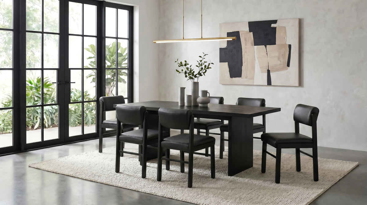 Decker Rectangular Wood Dining Table