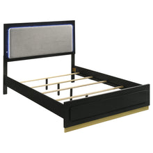 Cargar imagen en el visor de la galería, Caraway Panel Bed with LED Lighting