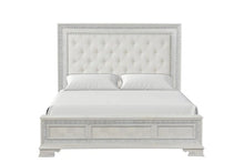 Cargar imagen en el visor de la galería, Stella Mia E.King &amp; Queen Bed White &amp; White