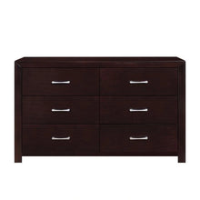 Load image into Gallery viewer, Edina 6 Drawer Dresser in Espresso-Hinted Cherry 2145-5