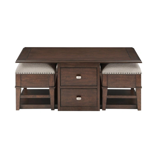 3500-30 - Cocktail Table with two Benches