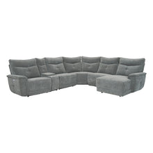 Load image into Gallery viewer, Tesoro-(6)6-Piece Modular Power Reclining Sectional with Power Headrests, Right Chaise and USB Ports image