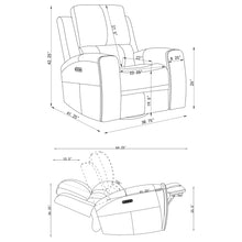 Load image into Gallery viewer, Brickston Triple Power Swivel Glider Recliner