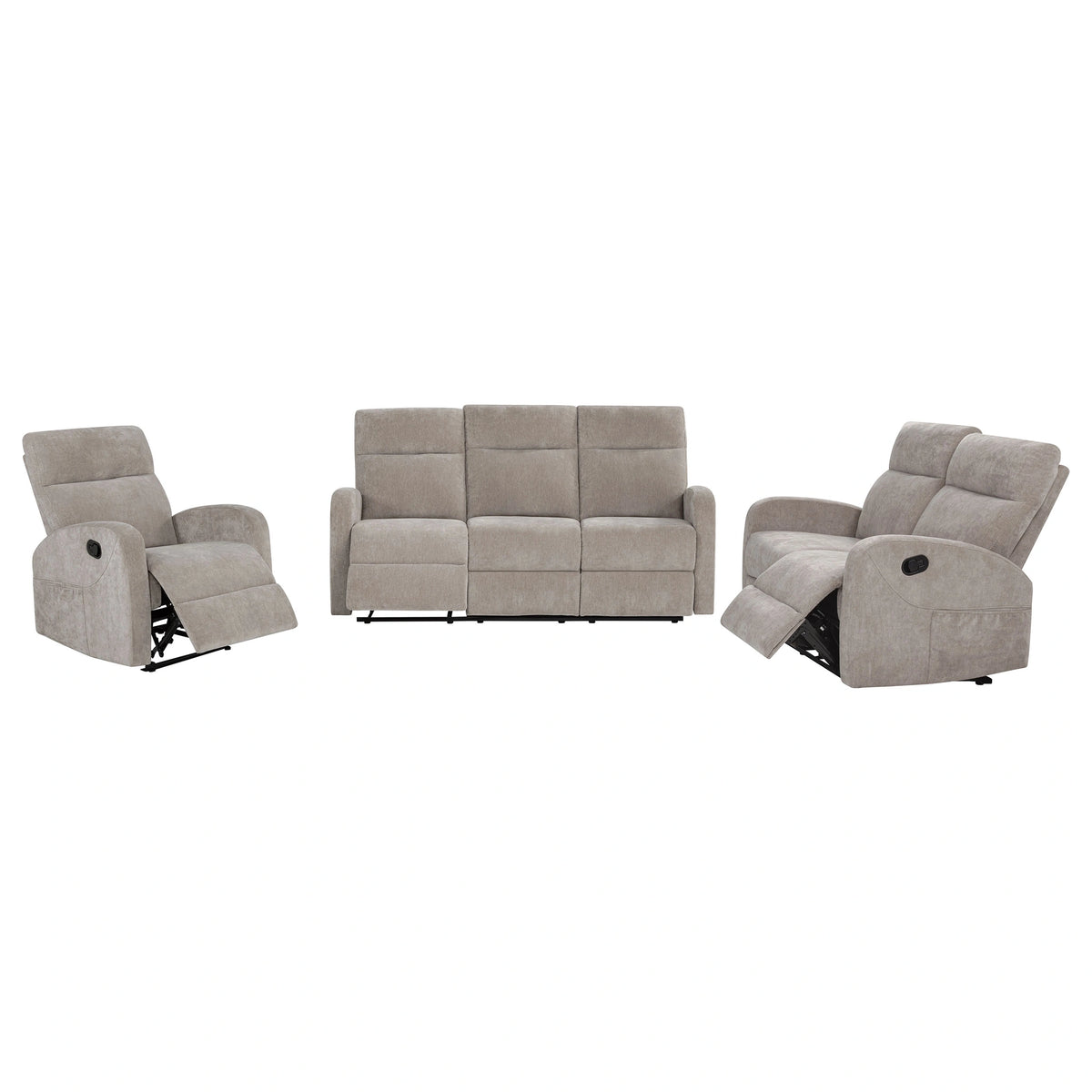 Hamilton Manual Reclining Sofa Set