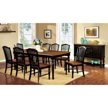 Cargar imagen en el visor de la galería, MAYVILLE Black/Antique Oak Side Chair (2/CTN)