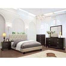 Cargar imagen en el visor de la galería, LEEROY Cal.King, E.King, &amp; Full Bed Ivory &amp; Gray