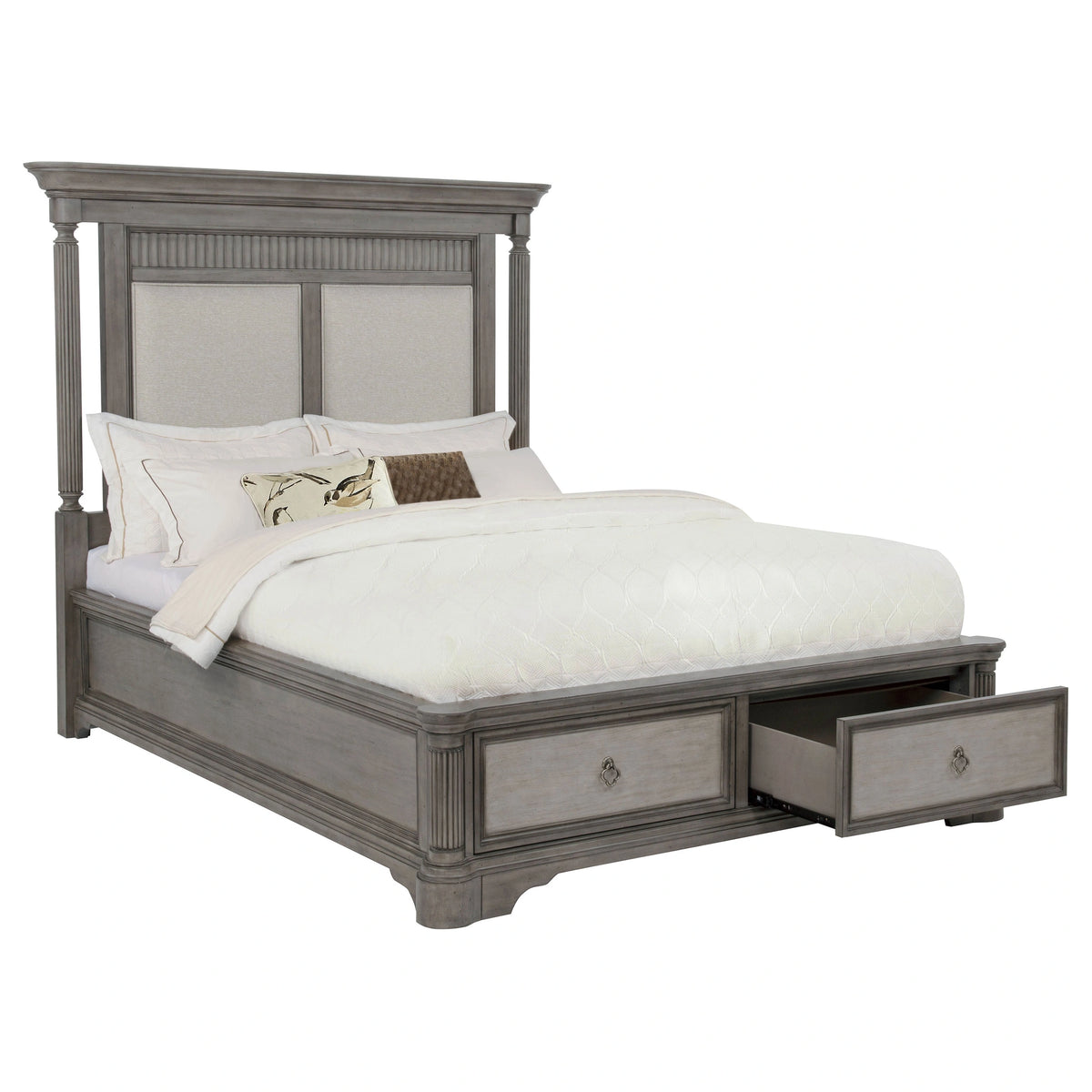 Cresswell Upholstered Storage Platform Bed