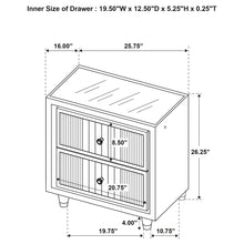 Load image into Gallery viewer, Ravenne Velvet Upholstered LED Nightstand