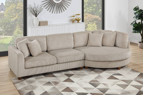 POUF8458 2-Piece Sectional Set XL