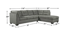 Load image into Gallery viewer, ASH452 - Walnut Maier Sectional