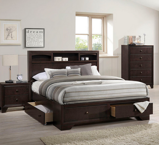 POU9326 - Bed Frame with Storage
