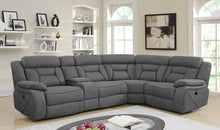 Load image into Gallery viewer, COA600370 - Upholstered Power Sectional Grey