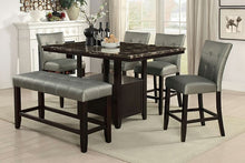 Load image into Gallery viewer, POU2461 - Counter Height 6-Pcs Dining Set