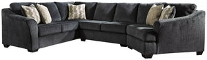 ASH41303 - 3 Piece Sectional with Cuddler