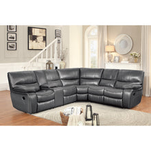 Load image into Gallery viewer, 8480GRY*3SC 3-Piece Modular Reclining Sectional with Left Console