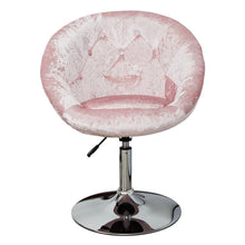 Cargar imagen en el visor de la galería, IMP-Antoinette Round Tufted Vanity Chair in Velvet