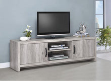 Load image into Gallery viewer, COA701025 -  Modern Grey Driftwood 71&quot; TV Console