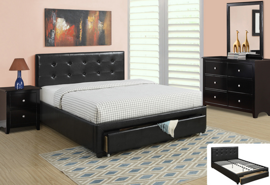 POU9313 - Bed Frame with Storage