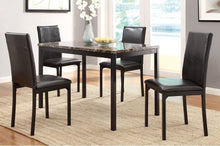 Load image into Gallery viewer, HE2601-48 - Marble like 5-Pcs Dining Set