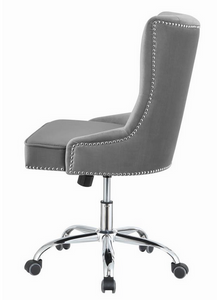 COA801994 - Modern Grey Velvet Office Chair