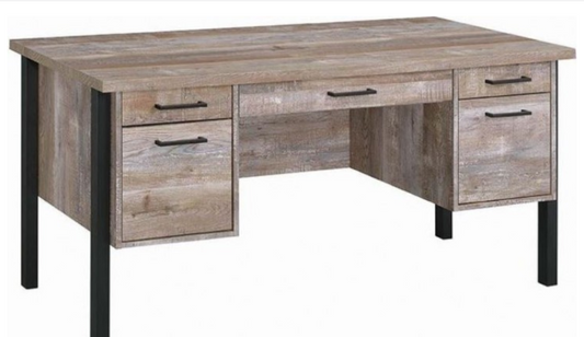 COA801950 - Samson Rustic Weathered Oak Desk