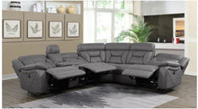 Load image into Gallery viewer, COA600370 - Upholstered Power Sectional Grey