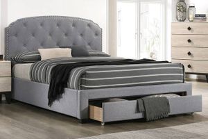 POU9510- Bed Frame with Storage